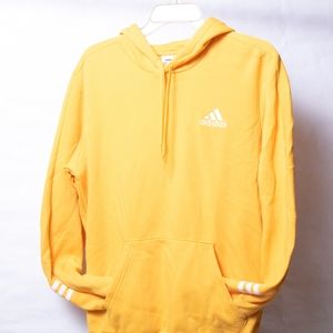 Men's Adidas yellow hoodie S